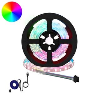 vidaXL Bande LED 2 pcs Noir et Transparent 1000 mm Cuivre et plastique