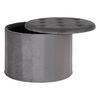 House Nordic Pouf Arya avec rangement Gris fonc&eacute;