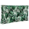 vidaXL Coussin de canap&eacute; d'ext&eacute;rieur 2 pcs Motif feuille Polyester
