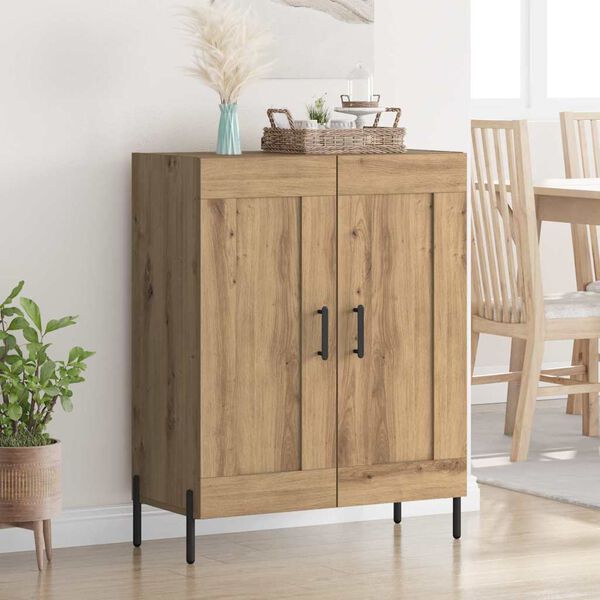 vidaXL Buffet Ch&ecirc;ne artisanal 69,5 x 34 x 90 cm