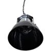 vidaXL Plafonnier m&eacute;tallique 2 pcs Hauteur r&eacute;glable Moderne Noir