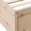 vidaXL Lit biblioth&egrave;que sans matelas 120x190 cm bois de pin massif