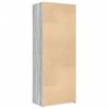 vidaXL Buffet haut sonoma gris 70x42,5x185 cm bois d'ing&eacute;nierie