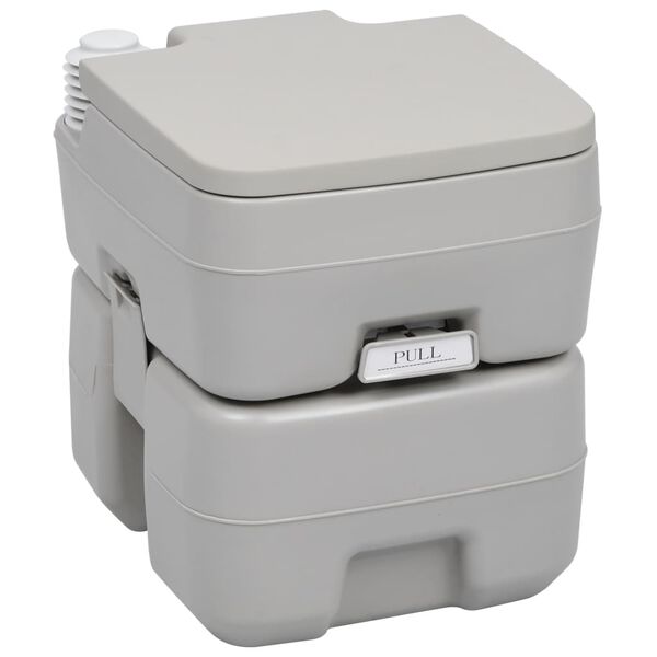 vidaXL Ensemble de toilette et support de lavage des mains de camping