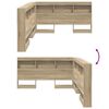vidaXL T&ecirc;te de lit de rangement Ch&ecirc;ne Sonoma 160 cm Bois d'ing&eacute;nierie