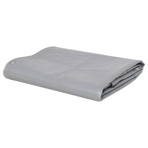 vidaXL B&acirc;che 650 g / m&sup2; 4x8 m Gris