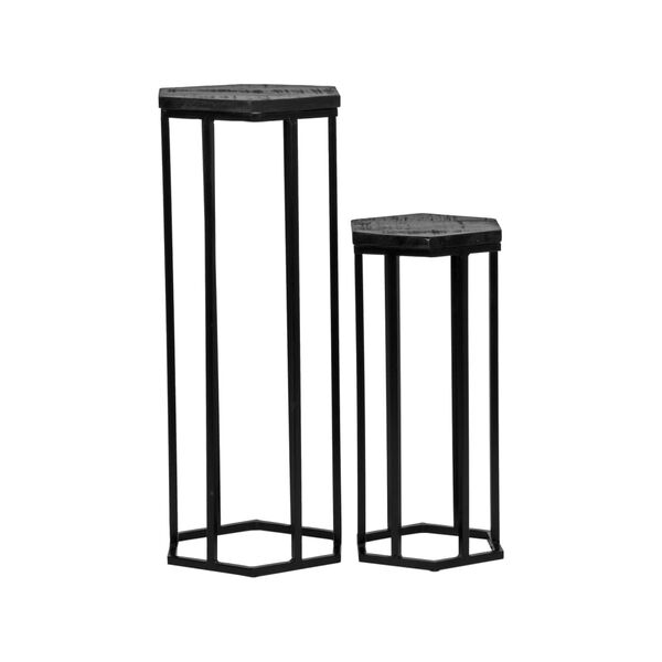 LABEL51 Ensemble de 2 supports pour plantes Slide Noir