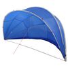 vidaXL D&ocirc;me de piscine 546 x 516 x 250 cm Bleu azure
