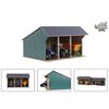 Kids Globe Hangar de ferme pour tracteurs jouet Grand 1:32 Bois 610193