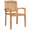 vidaXL Ensemble de salle &agrave; manger pour jardin 3 pcs Marron