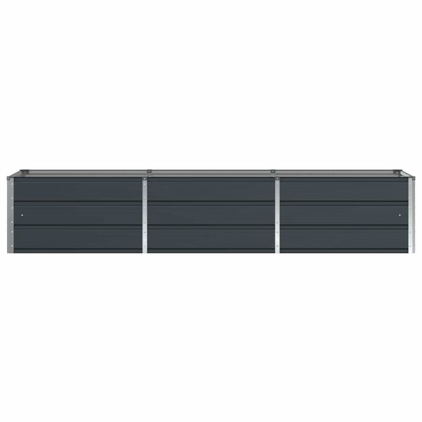 vidaXL Jardini&egrave;re Anthracite 240 x 80 x 45 cm Acier