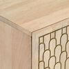 vidaXL Meuble TV 105x33x46 cm Bois massif de manguier