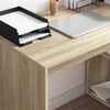 vidaXL Bureau Ch&ecirc;ne Sonoma 108 x 55 x 103.5 cm Bois d'ing&eacute;nierie