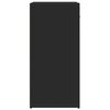 vidaXL Buffet noir 79x38x80 cm bois d'ing&eacute;nierie