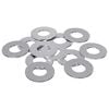 vidaXL Rondelles 12 pc Argent&eacute; 16 x 16 x 1,5 cm Fer