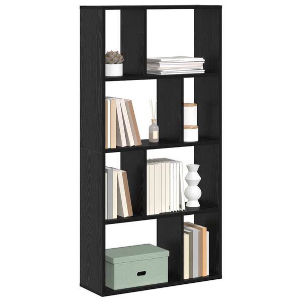 vidaXL Biblioth&egrave;que Ch&ecirc;ne noir 70 x 20 x 102.5 cm Bois d'ing&eacute;nierie