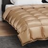 vidaXL Duvet d'hiver Dor&eacute; 240 x 200 cm Satin et Microfibre