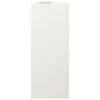 vidaXL Jardini&egrave;re blanc triangulaire 30x26x75 cm acier