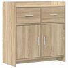 vidaXL Buffet Ch&ecirc;ne Sonoma 75 x 36 x 80 cm Bois d'ing&eacute;nierie