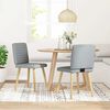 vidaXL Chaises à manger lot de 2 gris clair tissu