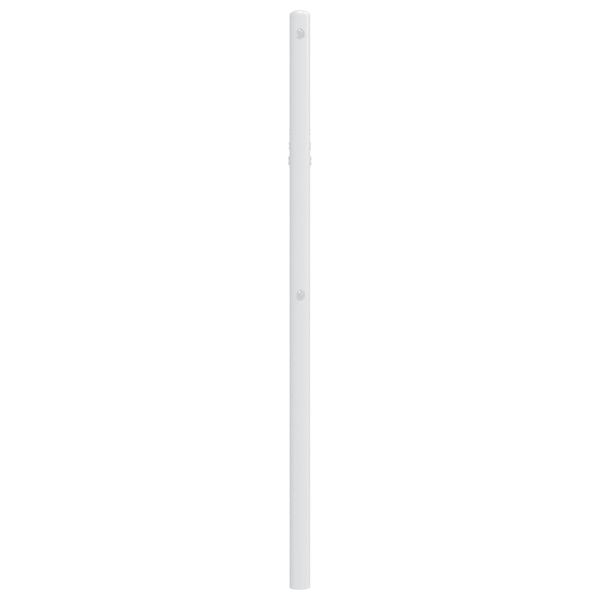vidaXL T&ecirc;te de lit de remplacement m&eacute;tal blanc 90 cm