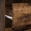 vidaXL Bureau Ch&ecirc;ne fum&eacute; 90 x 37,5 x 75 cm Bois d'ing&eacute;nierie