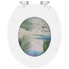 vidaXL Si&egrave;ge de toilette 2 pcs Vert 43,8 x 37,8 cm Panneau MDF