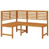 vidaXL Banc d'angle de jardin 140 cm Bois solide d'acacia