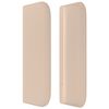 vidaXL T&ecirc;te de lit avec oreilles Cappuccino 203x16x78/88 cm Similicuir