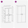 vidaXL Armoire de rangement 2 pcs Vert olive 90 x 40 x 180 cm