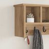vidaXL Porte-manteau mural ch&ecirc;ne artisanal 50 x 16 x 26 cm