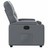 vidaXL Fauteuil inclinable Gris Similicuir