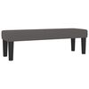 vidaXL Sommier &agrave; lattes de lit avec matelas Gris 140x200 cm Similicuir
