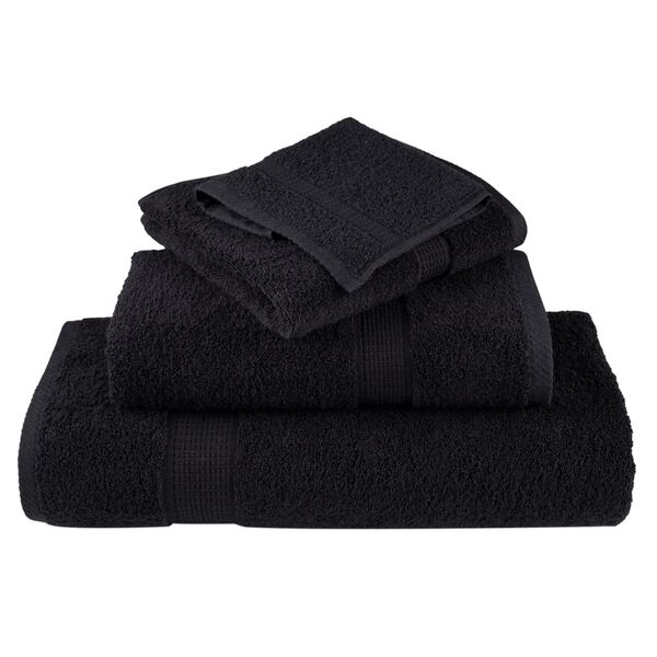 vidaXL Serviettes de bain de qualit&eacute; sup&eacute;rieure SOLUND 10 pcs 600g/m&sup2;
