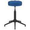vidaXL Chaises pivotantes &agrave; manger lot de 2 bleu velours