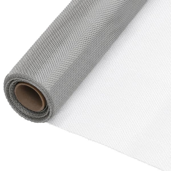 vidaXL &Eacute;cran en treillis Acier inoxydable 80x1000 cm Argent&eacute;
