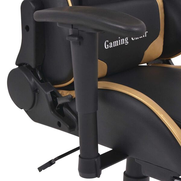 vidaXL Chaise de Gaming Dor&eacute; 70 x 71 x 136 cm Simili cuir