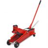 vidaXL Cric de plancher hydraulique &agrave; profile bas 3 tonnes Rouge