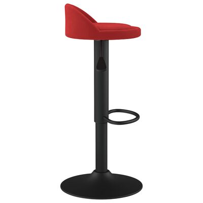 vidaXL Tabourets de bar lot de 2 rouge bordeaux velours