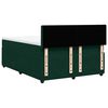 vidaXL Sommier &agrave; lattes de lit et matelas Vert fonc&eacute; 160x200cm Velours