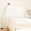 vidaXL T&ecirc;te de lit murale Blanc 127,5x3x110 cm Bois massif de pin