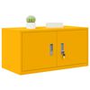 vidaXL Armoire de rangement Jaune moutarde 80 x 40 x 40 cm