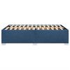 vidaXL Cadre de lit sans matelas bleu 120x200 cm tissu