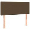 vidaXL Sommier &agrave; lattes de lit avec matelas Marron fonc&eacute; 100x200 cm