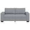 vidaXL Canap&eacute; &agrave; 2 places gris clair 180x77x82 cm tissu