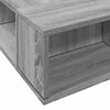 vidaXL Cadre de lit sans matelas sonoma gris 90x190 cm