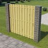 vidaXL Poteau de cl&ocirc;ture. 2 pcs Argent&eacute; 20 x 20 x 190 cm M&eacute;tal