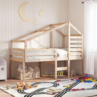 vidaXL Toit de lit pour enfants 188x82x113 cm bois de pin massif