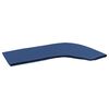 vidaXL Auvent bimini &agrave; 4 arceaux Bleu marine 243x(230-244)x137 cm