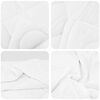vidaXL Couette avec Oreillers avec oreiller 3 pcs Blanc Microfibre